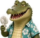 SwFl Ductless Pros gator mascot